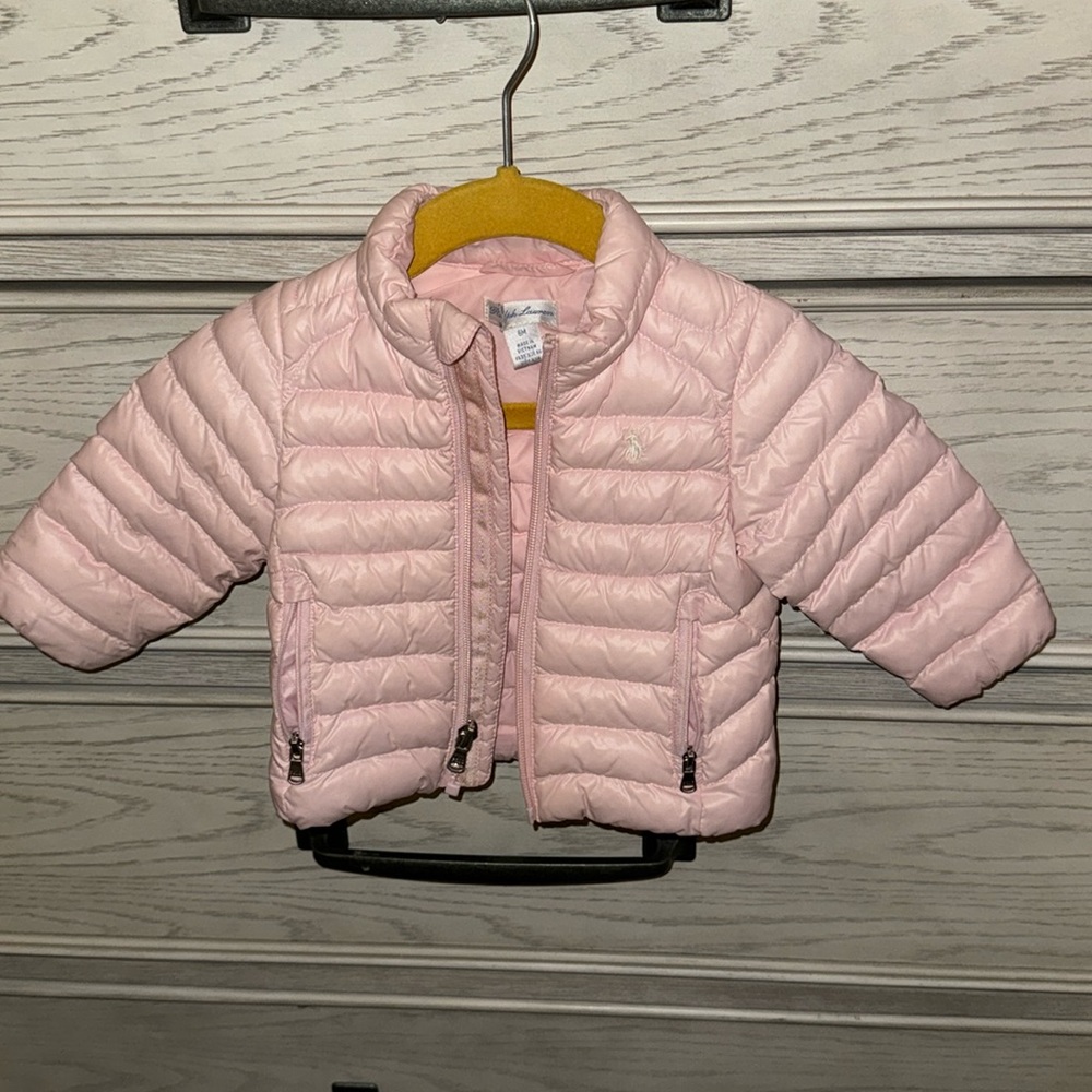 Pink kids coat